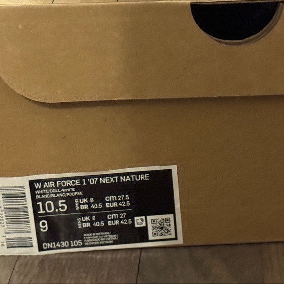 Nike Air Force 1 ‘07 Next Nature Pastel Pink Blue Lavender NEW Women’s 10.5 - Picture 5 of 7